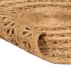 vidaXL Teppich Jute Handgeflochten 90 cm Rund