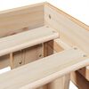 vidaXL Massivholzbett ohne Matratze 150x200 cm Kiefernholz