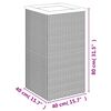 vidaXL Pflanzk&uuml;bel Schwarz 40x40x80 cm Poly Rattan