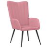 vidaXL Relaxsessel Rosa Samt