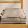 vidaXL Kissen 4 pcs Taupe 40 x 40 x 8 cm Oxford-Stoff