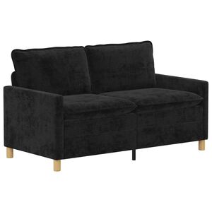 vidaXL Sofa Schwarz 156 x 81 x 87,5 cm Polyester