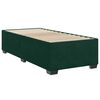 vidaXL Boxspringbett mit Matratze Dunkelgr&uuml;n 90x200 cm Samt