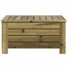vidaXL Gartenhocker 62x63,5x32 cm Kiefernholz Impr&auml;gniert