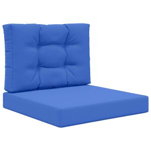 vidaXL Sofakissen f&uuml;r drau&szlig;en Polyester K&ouml;nigsblau 60 x 60 cm