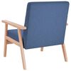 vidaXL Sessel Blau Stoff