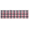 vidaXL Sonnenliegen-Auflage Rot Karomuster 200x60x3 cm Oxford-Gewebe