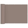 vidaXL Balkon Sichtschutz 150 x 600 cm Stoff mit PU-Beschichtung Taupe