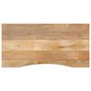 vidaXL Schreibtischplatte mit Aussparung 120x50x2,5cm Massivholz Mango