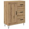 vidaXL Highboard Artisan-Eiche 69,5 x 34 x 180 cm Holzwerkstoff
