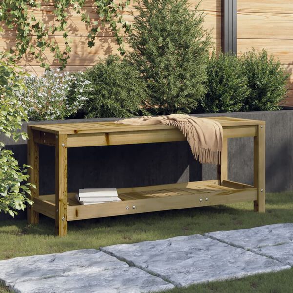 vidaXL Gartenbank 108x35x45 cm Impr&auml;gniertes Kiefernholz