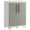 Keter Gartenschrank Wood Grain Niedrig Creme und Taupe 97 cm