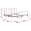 vidaXL Massivholzbett ohne Matratze 160x200 cm Kiefernholz