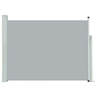 vidaXL Seitenmarkise Ausziehbar 117x500 cm Grau