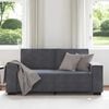vidaXL 2-Sitzer-Sofa Dunkelgrau 180x78x84 cm Samt