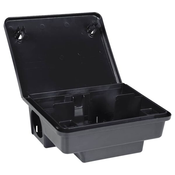 vidaXL Mausefallen 4 Stk. Schwarz 23x19x9,5 cm
