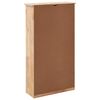 vidaXL Schuhschrank 55 x 20 x 104 cm Walnuss Massivholz