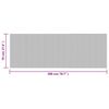 vidaXL Teppich Rechteckig Dunkelbraun 70x200 cm Bambus