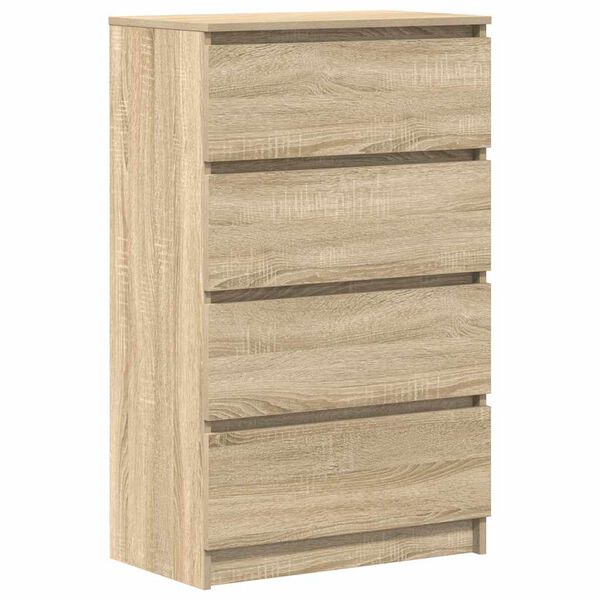 vidaXL Sideboard Sonoma-Eiche 60x35x98,5 cm Holzwerkstoff