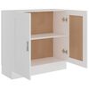 vidaXL Bücherschrank Weiß 82,5x30,5x80 cm Holzwerkstoff