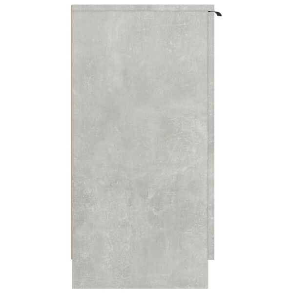 vidaXL Schuhschrank Betongrau 59x35x70 cm Holzwerkstoff