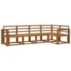 vidaXL Outdoor-Sofagarnitur 5 pcs Natur