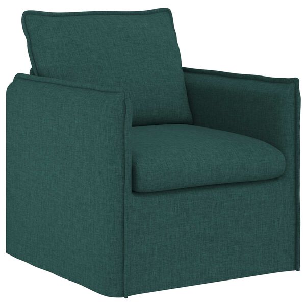 vidaXL Sofa Set 2 pcs Dunkelgr&uuml;n 196 x 82 x 85 cm Stoff