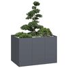 vidaXL Pflanzgef&auml;&szlig; Anthrazit 120x80x80 cm Stahl
