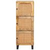 vidaXL Highboard mit Speicher Braun 90 x 33 x 75 cm Massivholz Mango