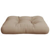 vidaXL Palettenkissen Taupe 58x58x10 cm Stoff