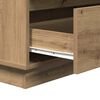 vidaXL Nachttisch Artisan-Eiche 71 x 34,5 x 75 cm Holzwerkstoff
