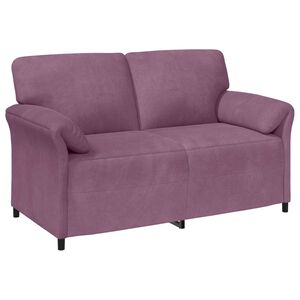 vidaXL 2-Sitzer Sofa Lila 158 x 83 x 95 cm Samt