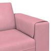 vidaXL Wohnzimmer Couch Rosa 250 x 77 x 76 cm