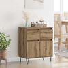 vidaXL Sideboard Artisan-Eiche 60 x 35 x 70 cm Verbundholz und Eisen