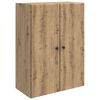 vidaXL Wandschrank 66 x 34,5 x 90 cm Holzwerkstoff Artisan-Eiche