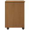 vidaXL Rollschrank mit Rollen MOSS Honigbraun 34 x 39 x 56 cm