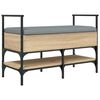 vidaXL Schuhbank Sonoma-Eiche 85,5x42x57,5 cm Holzwerkstoff