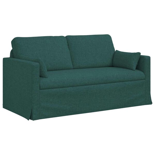 vidaXL Sofa Dunkelgr&uuml;n Gesamtabmessungen: 158 x 78 x 80 cm (B x T x H)