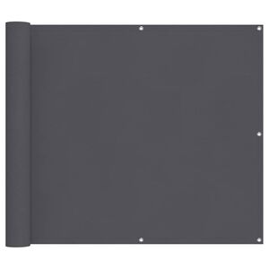 vidaXL Balkon-Sichtschutz Anthrazit 90x300 cm Oxford-Gewebe
