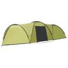 vidaXL Camping-Zelt Iglu 650x240x190 cm 8 Personen Grün