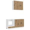 vidaXL K&uuml;cheneinheit KALMAR 5 stk. Artisan-Eiche Holzwerkstoff