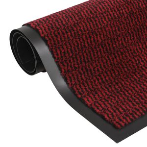 vidaXL Fu&szlig;matte getuftet 60x150 cm Rot