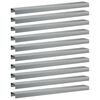 vidaXL Garten-Abdeckprofil 10 stk. 100 x 15 x 5 cm Verzinkter Stahl
