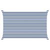 vidaXL Sonnensegel Blau und Wei&szlig; 4 x 2,5 m 100 % Polyester Oxford