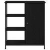 vidaXL Sideboard Schwarz Eichen-Optik 70 x 30 x 80 cm