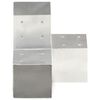 vidaXL Pfostenverbinder 4 Stk. Y-Form Verzinktes Metall 101 x 101 mm