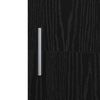 vidaXL Highboard 2 pcs Schwarz Eichen-Optik 50 x 42,5 x 185 cm