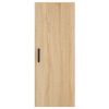 vidaXL Highboard Sonoma-Eiche 34,5x34x180 cm Holzwerkstoff
