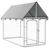 vidaXL Outdoor-Hundezwinger mit Dach 200x100x150 cm
