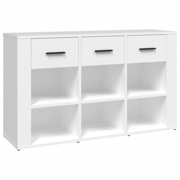 vidaXL Sideboard Weiß 100x30x59,5 cm Holzwerkstoff